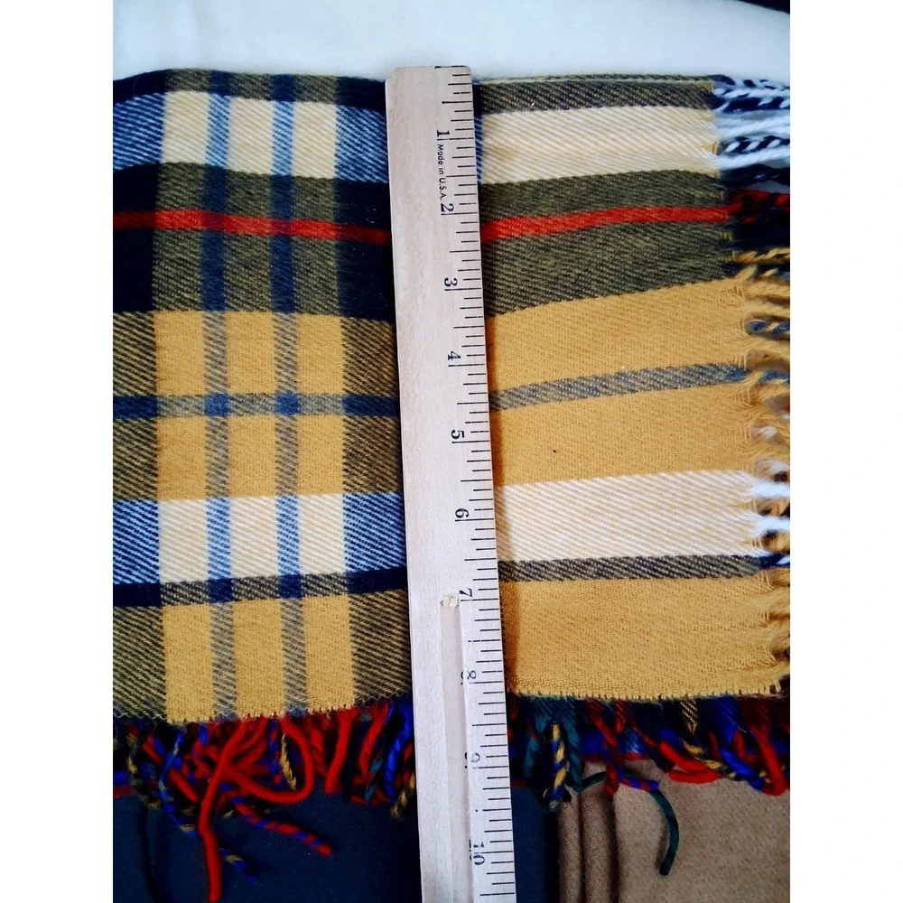 Cashmink Scarf Lot of 4 V. Fraas Christian Dior Cashmaire Fringe Vintage SOFT